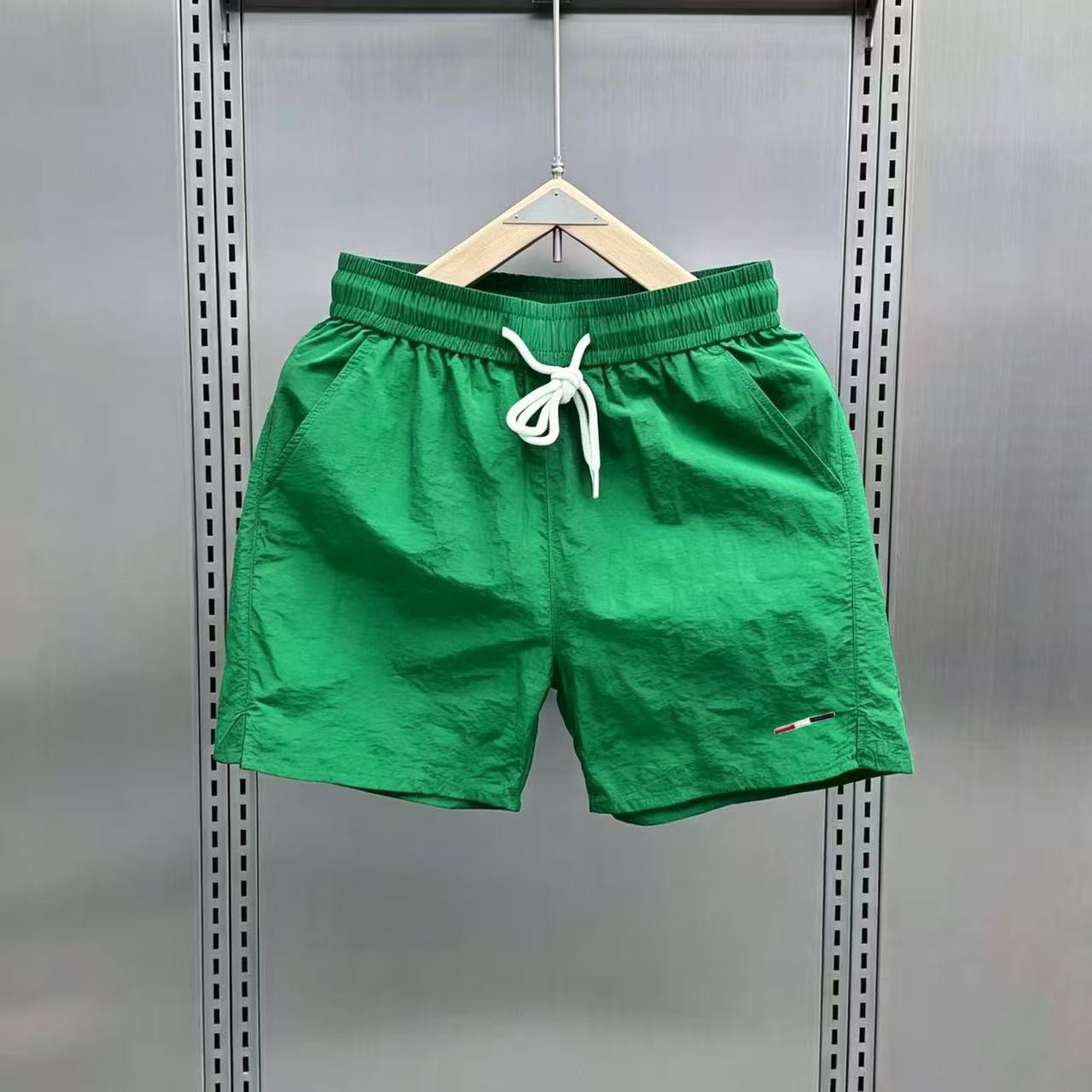 夏季凉感冰丝短裤男士薄款速干休闲宽松三分裤外穿训练深蹲运动裤 详情图